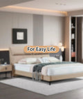 Easy Peasy Bed Frame Toe Protectors Spiral Foam Leg Covers Fits Any Metal Or Wooden Furniture Legs No Peeling Tape Needed on a stylish bed.