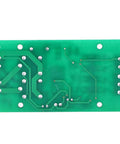 Beefed Up DC Motor Driver Controller Module With CW CCW Reversing 20A Relay Built For Real World Automation Projects And Industrial Equipment Wide Voltage Range And Efficient Heat Management With Copper Terminal Design. PCB underside with solder joints