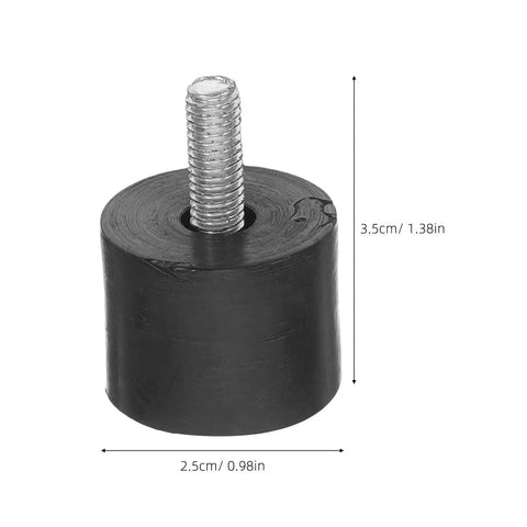 Adjustable M6 Threaded Furniture Levelers With Rubber Pads For Easy Height Adjustment And Easy Installation Anti Slip And Noise Reducing Furniture Leg Leveling Feet For Quiet Floor Friendly Homes, 3.5cm x 2.5cm