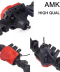 Front And Rear Nylon Portal Axle Kit With Differential Lock For 1 To 10 RC Crawlers Fits TRX-4 Defender Bronco TRX4 Chassis MOA