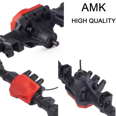 Front And Rear Nylon Portal Axle Kit With Differential Lock For 1 To 10 RC Crawlers Fits TRX-4 Defender Bronco TRX4 Chassis MOA