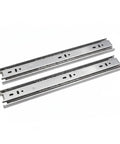 Full Extension Stainless Steel Side Mount Drawer Slides For Cabinets And Furniture Let You Reach The Back Easily With A Smooth Glide Built To Last 1 Pair, two slides, side view