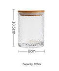 Top Shelf Airtight Glass Storage Jars 320 Milliliters With Durable Sealed Lids for organizing coffee, tea, and spices.