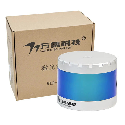 16 Line LiDAR Sensor WLR-720-HN 120m TOF Ranging For AGV AMR Outdoor Navigation Vehicle Mounted 3D LiDAR with packaging