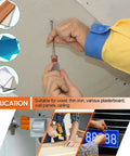 Using a screwdriver to fasten drywall with Massive 390 Piece No 7 Coarse Thread Drywall Screws Set With Phillips Drive
