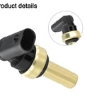 Engine Coolant Temperature Sensor 12641073 For Buick Encore Chevrolet heavy duty design with thermistor probe for reliable tracking.