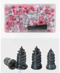 Road Ready Tire Repair Kit With 100 Stoppers And A Screwdriver For Quick Puncture Fixes Strong Grip And Seal for cars and bikes