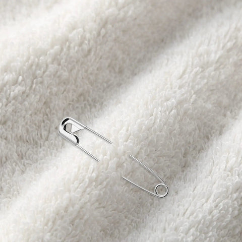 Industrial Strength Heavy Duty 500 Pack Safety Pins 38mm 1.5 Inch Nickel Plated Silver Metal Pins For Sewing on fabric