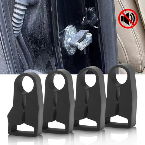 Car Door Lock Damper Rubber Cushion Sound Deadener Buffer Kit with four black rubber pieces for GMC Yukon and Chevy Tahoe