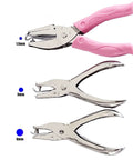 Mini Circle Hole Punch Set Dope For DIY Crafts And Tags 6mm 3mm And 1.5mm Holes, handheld punches for scrapbooking and gift tags.