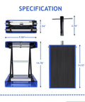 Specifications of 1100 Lb Motorcycle Scissor Lift Jack With Anti Slip Center Stand And Crank Handle, Heavy Duty Steel Lift.