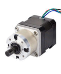 5:1 Planetary Gearbox Nema 17 Stepper Motor 1.68A for DIY CNC Robot 3D Printer, showing front view with wiring