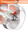 Adjustable eccentric block of Beefy 60W Concrete Vibration Motor With Aluminum Alloy Case 110V Single Phase 3600RPM IP65