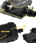 High Speed Turbo RC Jet Boat With Dual Batteries, 2.4GHz Remote, LED Lights And Low Battery Alarm, motor design focus