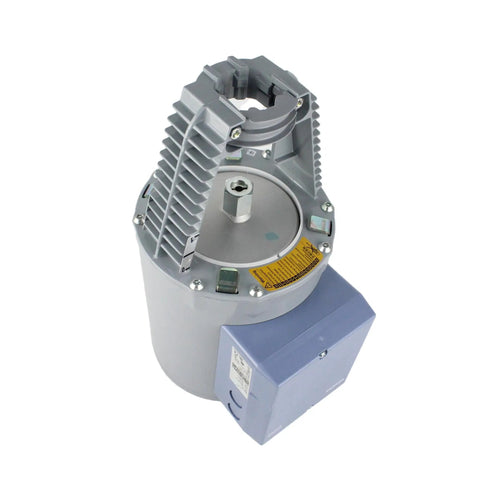 Workhorse Grade Electro Hydraulic Actuator For Valve Automation With 40 Mm Stroke And 2800 Nm Torque Spring Return Design IP54 showing top view with wiring.