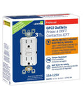 Box of Self Test GFCI Tamper Resistant Receptacle With LED Indicator Auto Ground Fault Protection Slim Pro 3 Pack GFTR1 3W