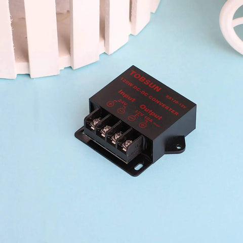 DC 24V To 12V Buck Converter Module 12V Output 10A 120W High Efficiency Voltage Regulator For 18V-32V Input Stable Power For Car Electronics
