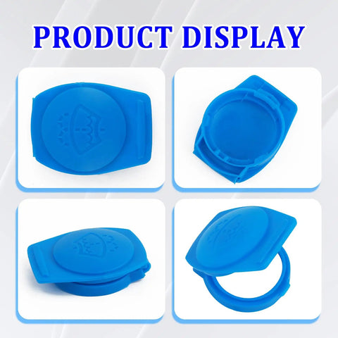 Premium Windshield Washer Fluid Cap For Volkswagen Atlas Tiguan Arteon Jetta and more, durable blue cap OEM 3Q0955455