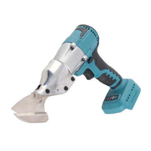 Cordless Electric Metal Shear With 360 Degree Rotating Head, robust power tool for cutting steel sheets and wire mesh.