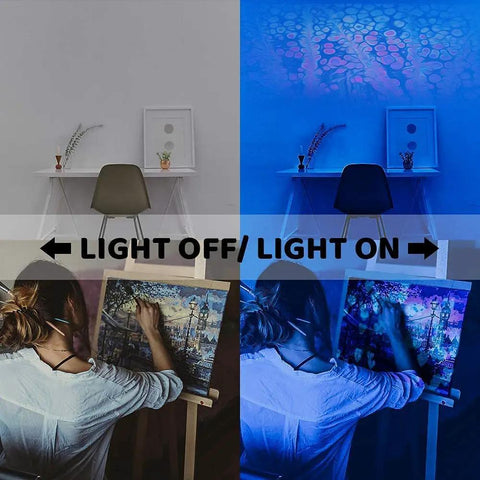 50Ft Black Light Rope Lights Kit 110V Waterproof Flexible Cuttable Connectable LED Strip For Dope Glow Parties effect