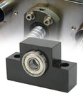 EF12 Ball Screw Support With Bearing For CNC Router And Lathe, Heavy Duty High Carbon Steel Ballscrew Mount Block