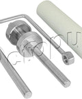 131970 Bearing Driver Installation and Removal Kit for Washer Tub Seals, Bearings Fits W10447783 W10435302 W10435274 W10435285, metal parts with PVC guide