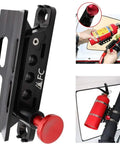 Beefed Up Heavy Duty Roll Bar Fire Extinguisher Holder Mount With Four Clamps For Jeep Wrangler Gladiator UTV Polaris RZR Ranger Ford Bronco Aluminum