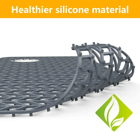 Dope Silicone Sink Protector Mats For Kitchen Sinks Anti Scratch Bottom Mats showcasing healthier silicone material