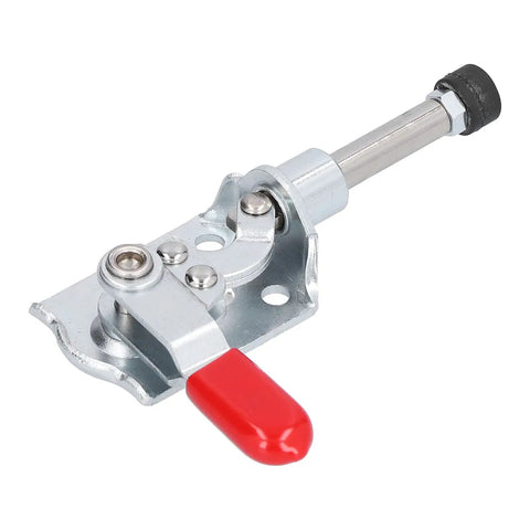 2 Pack Push Pull Toggle Clamp With Fast Action Lever For Welding And Electronics Installation, Galvanized Iron And Plastic Grip