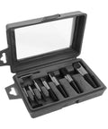 Heavy Duty 8Pc Steel Broken Screw Extractor Set Kit For Power Drills To Easily Grab Stripped Bolts Nuts And Threads In Pipes Without Snapping Bits, 8-piece case