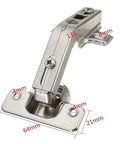 Heavy Duty Rotating Concealed Cabinet Hinges 2 Pack For Corner Kitchen Doors 135 Degree Hinge With Screws Easy Install Strong Load