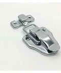 Five Pack Duckbilled Box Hasp Lock With Padlock Hole For Wooden Chests And Cabinets Built To Last Beefy Heavy Duty Brass Finish Iron Latch