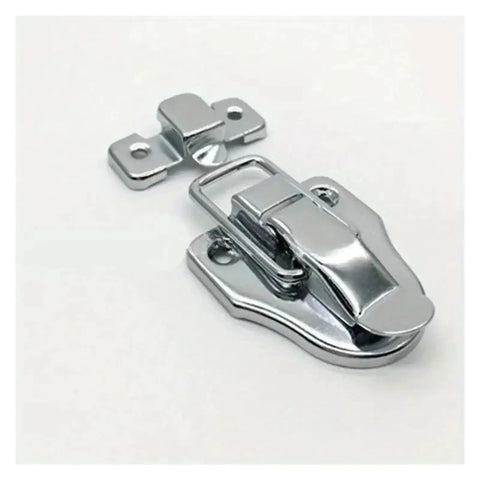 Five Pack Duckbilled Box Hasp Lock With Padlock Hole For Wooden Chests And Cabinets Built To Last Beefy Heavy Duty Brass Finish Iron Latch