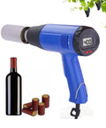 GFJYKDL Digital Bottle Heat Shrink Sealing Machine With Adjustable 40-600C Temp And LCD Control for sealing wine bottles and capsules.