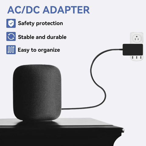 AC DC Power Adapter For Foresight GCQuad And GC3 Golf Launch Monitor, Universal 100 To 240V 50 60Hz Power Cord plugged into outlet