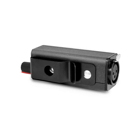 Wired Body Pack With Passive Volume Control For Headphone Extension, Ultra Durable 3.5mm To XLR Adapter, black casing