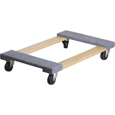Heavy Duty Moving Dolly Featuring Tough As Nails Hardwood Platform And Smooth Riding Nonmarking Rubber Casters For Zero Hassle Furniture Hauling Up To 1000 Pounds