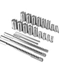 Pro Grade Keyway Broach Kit With 5 Broaches 18 Bushings 7 Shims And 30 Pieces for metalworking and manufacturing