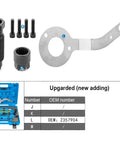 Upgrade Your Ride With This Awesome Camshaft Engine Timing Tool Set Designed For BMW B38 B48 B58 Engines Perfect For 3 Series, 5 Series Family Cars Or Any Street Racer Looking To Fix Minor Daily Malfunctions Without Breaking The Bank While Sturdy And, BMW timing tool set, steel, with carry case