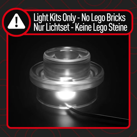 2.0 LED Light Kit For Shuttle Carrier Aircraft 10360 Building Set With Hidden Wire Design shown without Lego bricks
