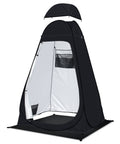 Pop Up Privacy Shower Tent For Camping And Beach With Portable Toilet And Dressing Room, Extra Tall UPF 50 Plus, Water Resistant Shelter