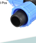 Easy Install T Shape Barbed Tee Fitting For 16mm Drip Irrigation Tubing And Drip Tape Sprinkler System, PE Plastic Connector