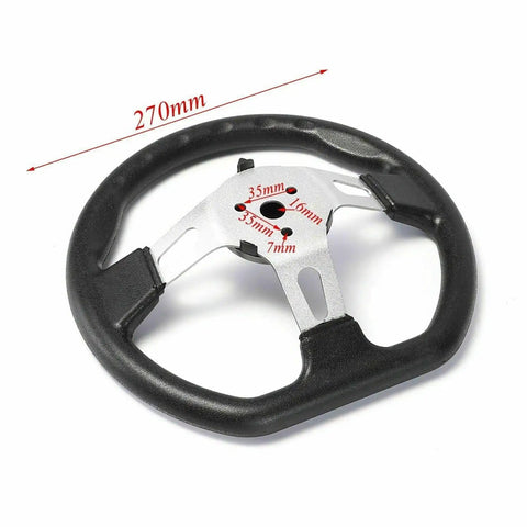 Steering wheel for BeefedUp 29 Inch Rear Live Axle Kit For Go Karts ATVs Quad Drift Trikes And 4 Wheelers, 270mm diameter