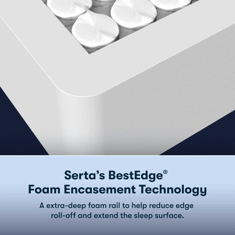 Cool Twist Gel Memory Foam King Mattress With Breathable Comfort And Quiet Motion Isolation CertiPUR-US Certified 100 Night Trial 10 Year Limited Warranty Made In USA With Global Components For Cool Sleep And Solid Support, foam edge close-up