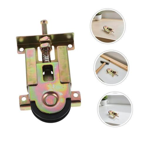 2 Pack Sliding Door Roller Replacement Kit For Closet And Wardrobe Doors, Height Housing, Concave Ball Bearing Wheels
