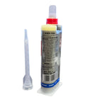 Two Part Epoxy Adhesive 50 mL Heavy Duty Bond For Metal Fiberglass SMC Panels Non Sagging With Mixing Nozzles Includes Application Tips