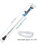 Killer Cordless Stick Water Transfer Pump Slinging 36Lpm With Ipx8 Waterproof Seal and pipe and hose dimensions for drainage.