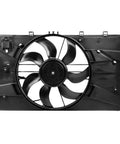 Straight Shot Engine Cooling Fan Assembly Compatible With Buick Verano 2.4L And Chevy Cruze 1.4L 1.8L, black plastic, 12V, 4 pin plug.