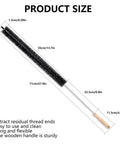 Long Flexible Dryer Vent Cleaning Brush With Wood Handle For Lint Removal And Debris Cleanup 28.7 Inch Pro Grade Vent Cleaner Tool