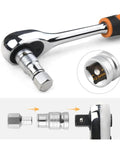Big Size Allen Key Set With 6 Pieces For Electric Drill And Ratchet Wrench Kit Featuring Heavy Duty Hex Bits That Crush Stuck Bolts And Get The Job Done Fast Without Any Hassle, 12.5mm CR-V socket bit